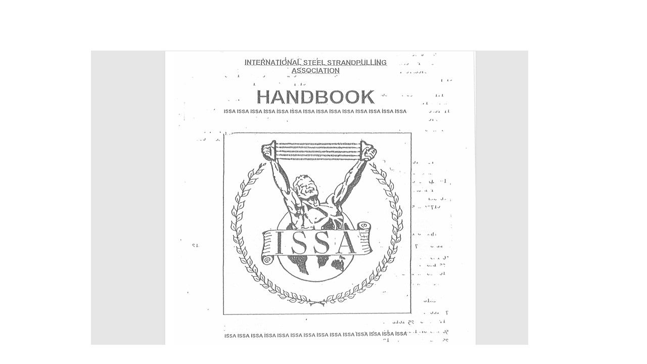 International Steel Strandpulling Association eHandbook