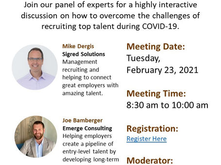 Panel event: It's a sellers market - Recruiting during the pandemic.