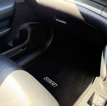 A clean and pristine front passenger footwell following an interior deep package in Dundee