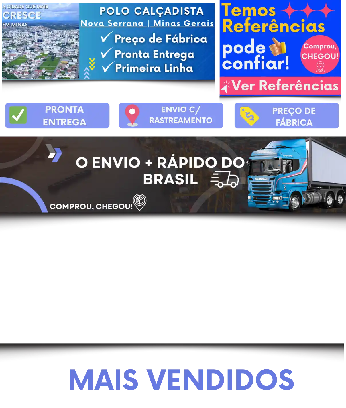Calçados em atacado minas best sale gerais