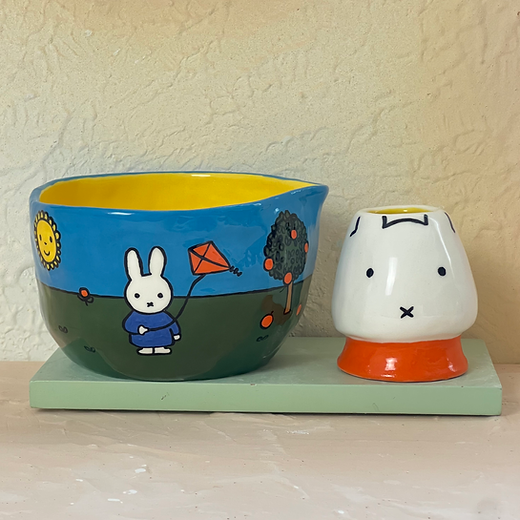 Miffy Matcha Set | Wildflower Pottery