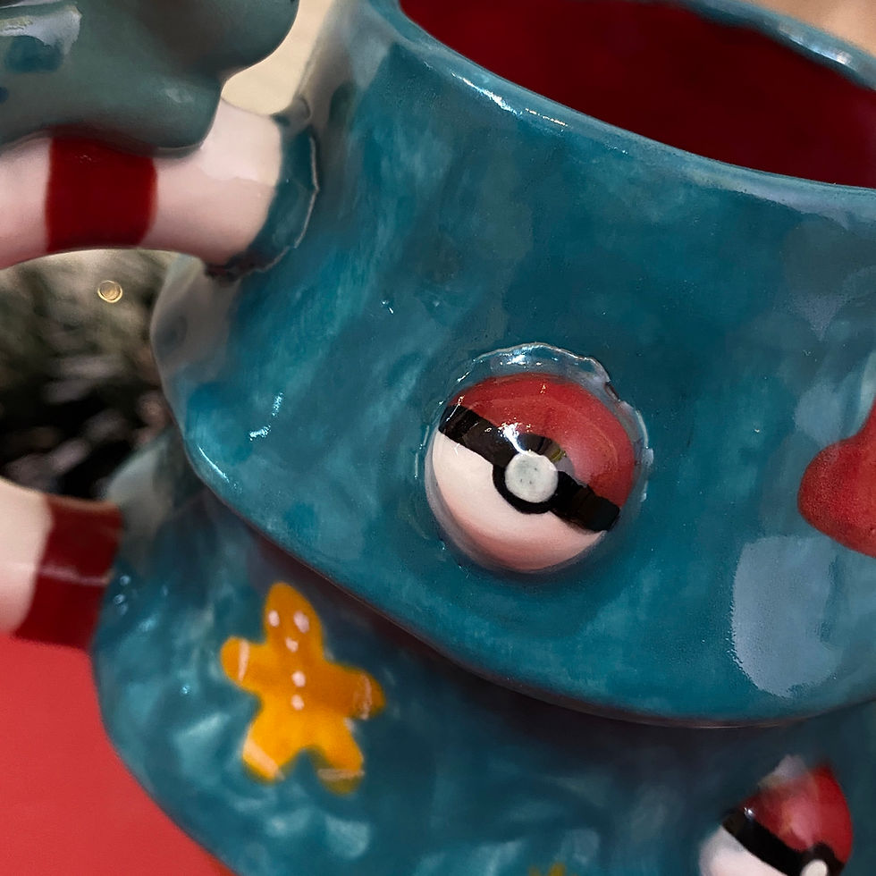 Thumbnail: Bulbasaur Christmas Tree Mug