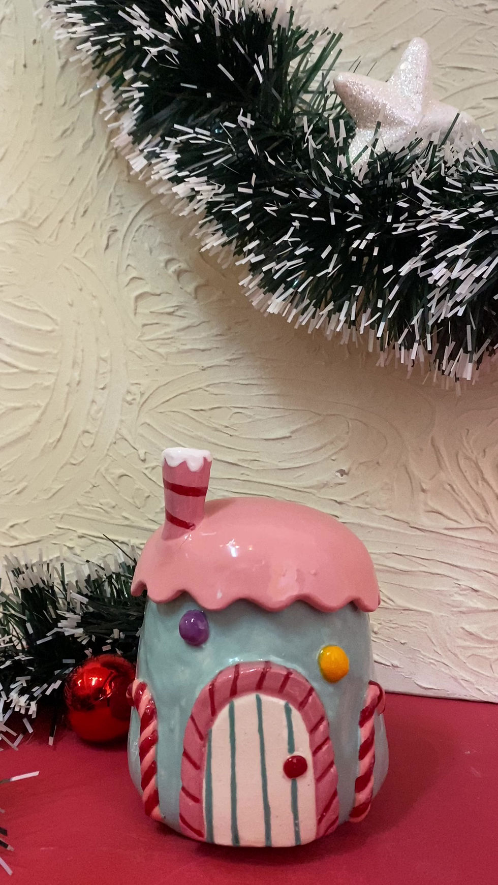 Thumbnail: Gingerbread House in Pink