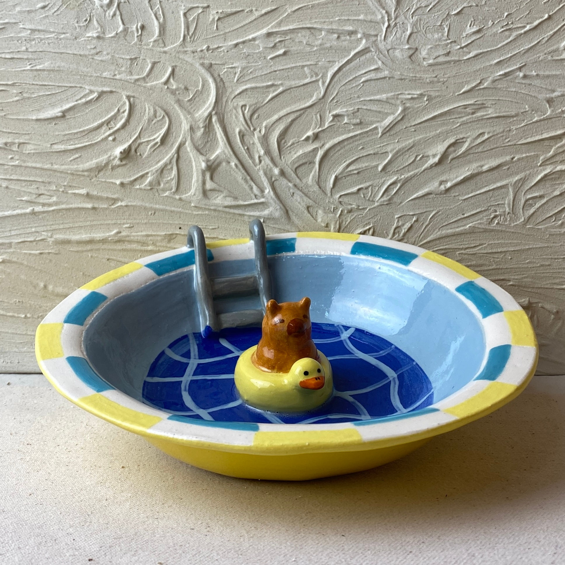 Capybara Pool Party Bowl 2