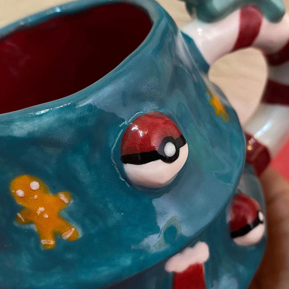 Thumbnail: Bulbasaur Christmas Tree Mug