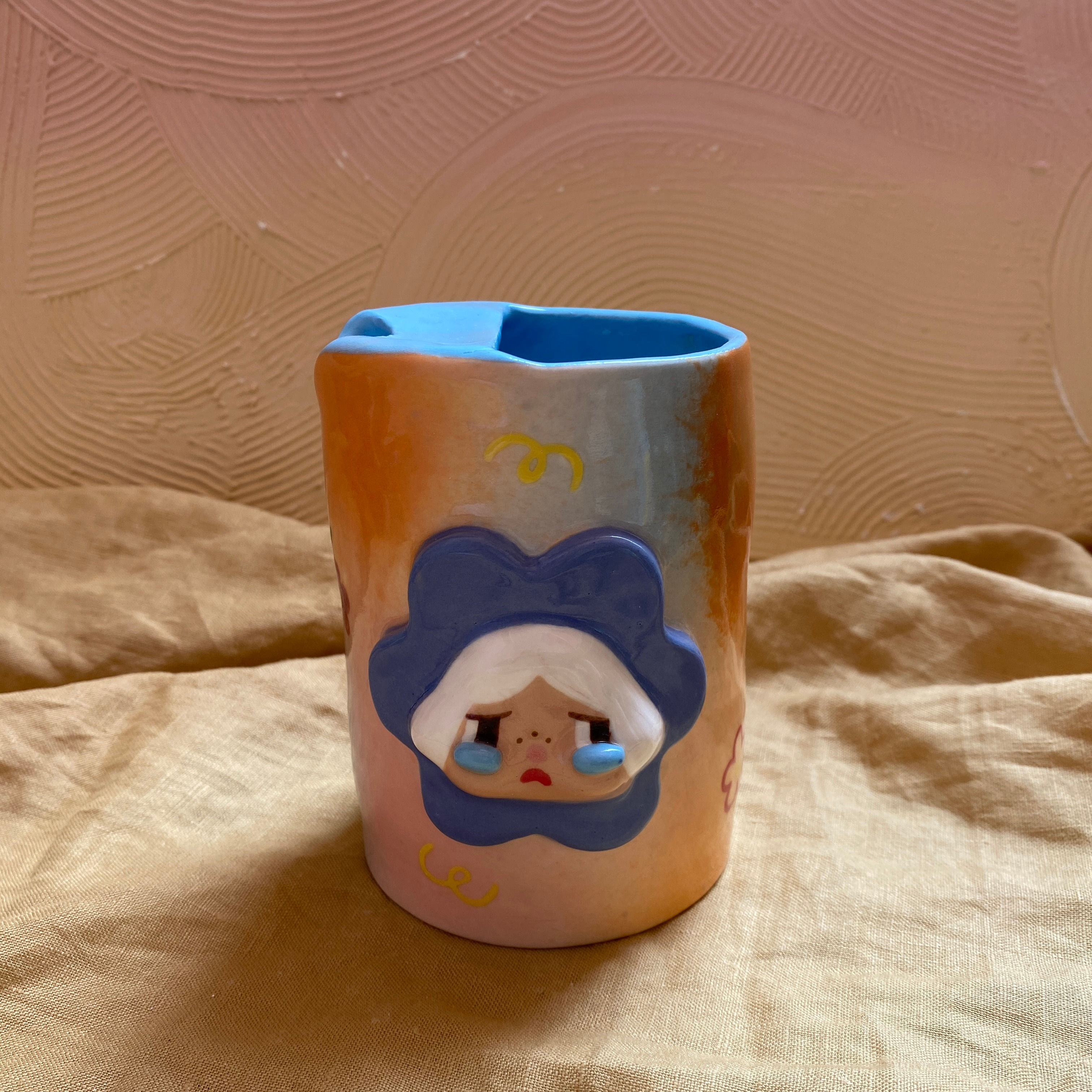 Cry Baby Purple Coffee Cup