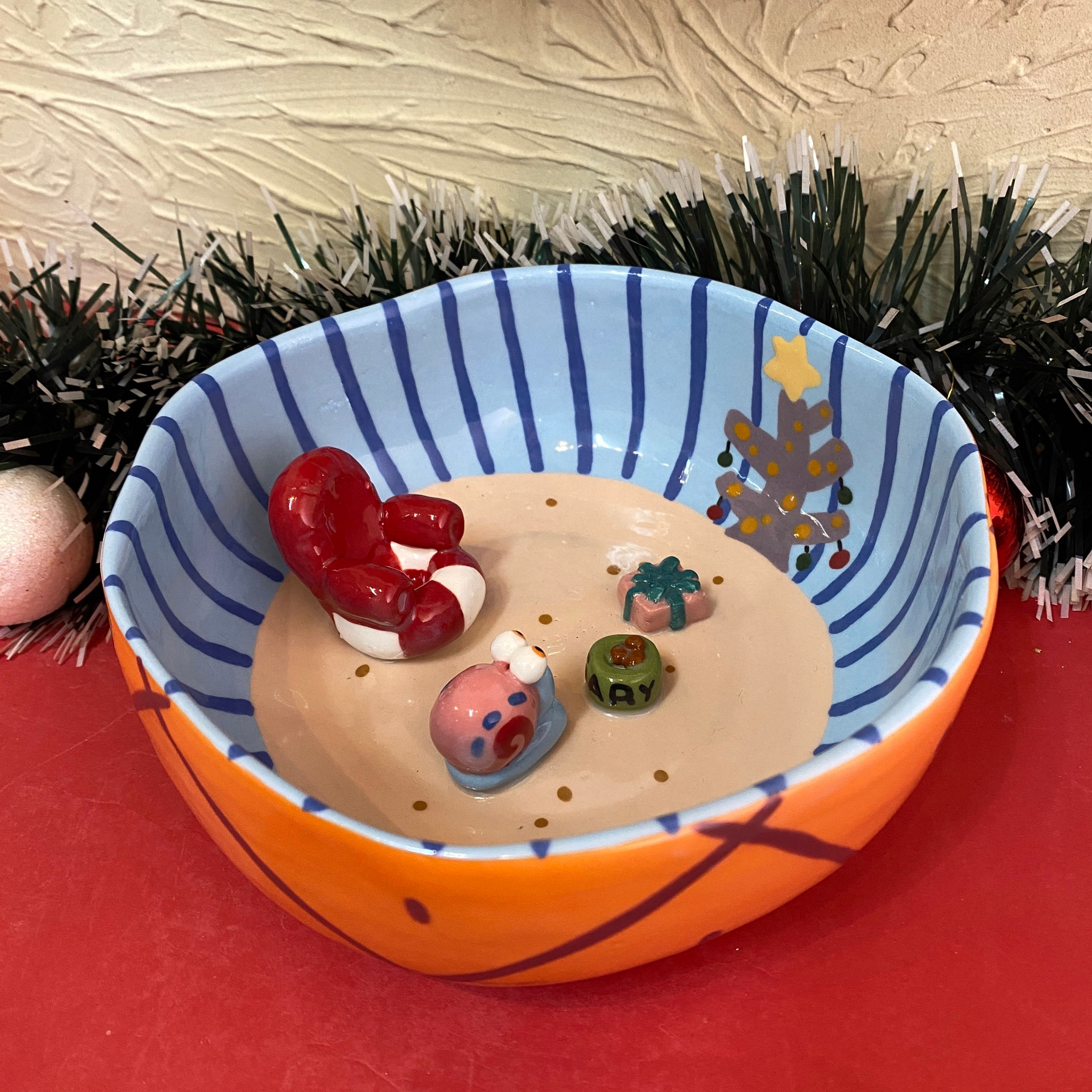 Spongebob Christmas House Bowl 3