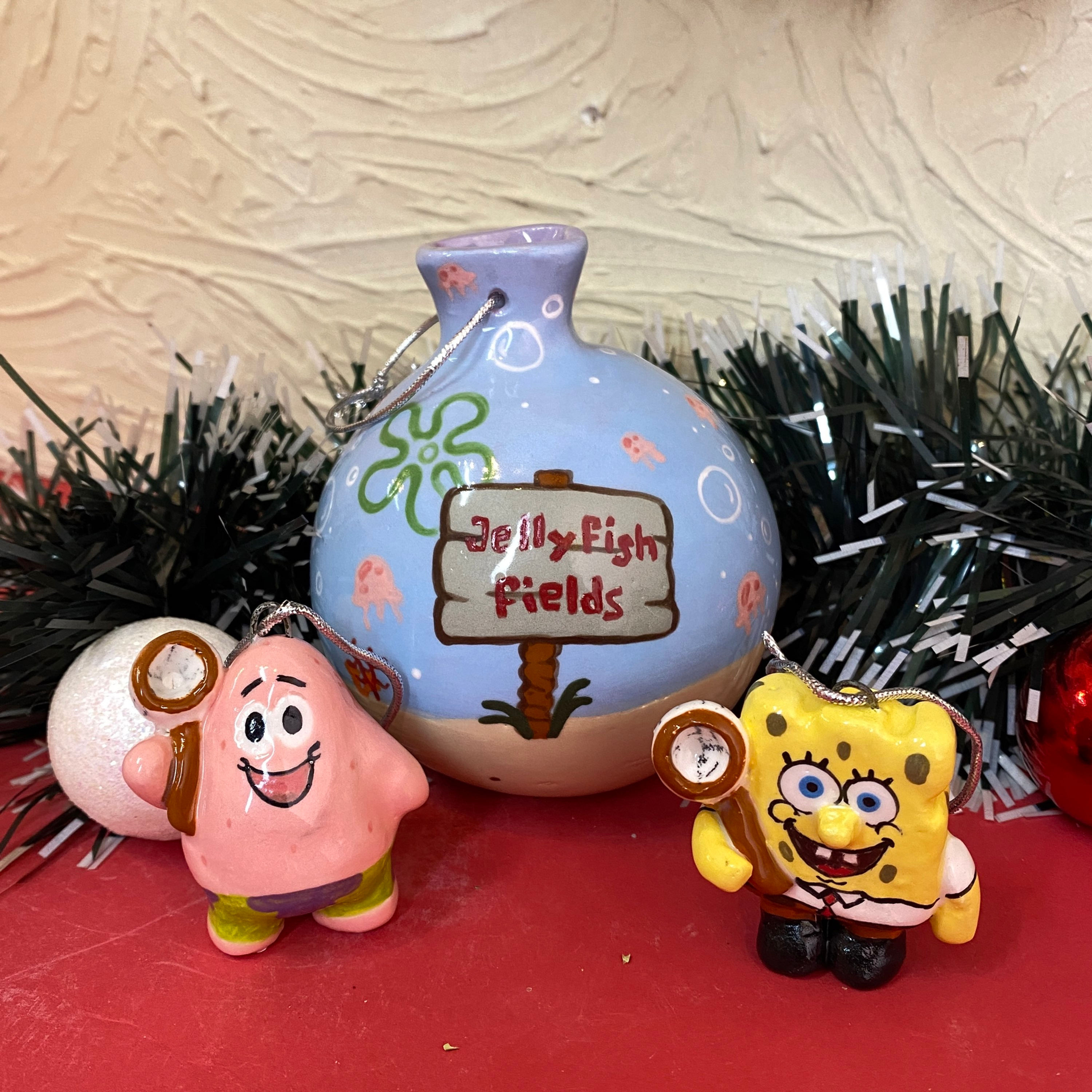 Jellyfish Set Ornaments