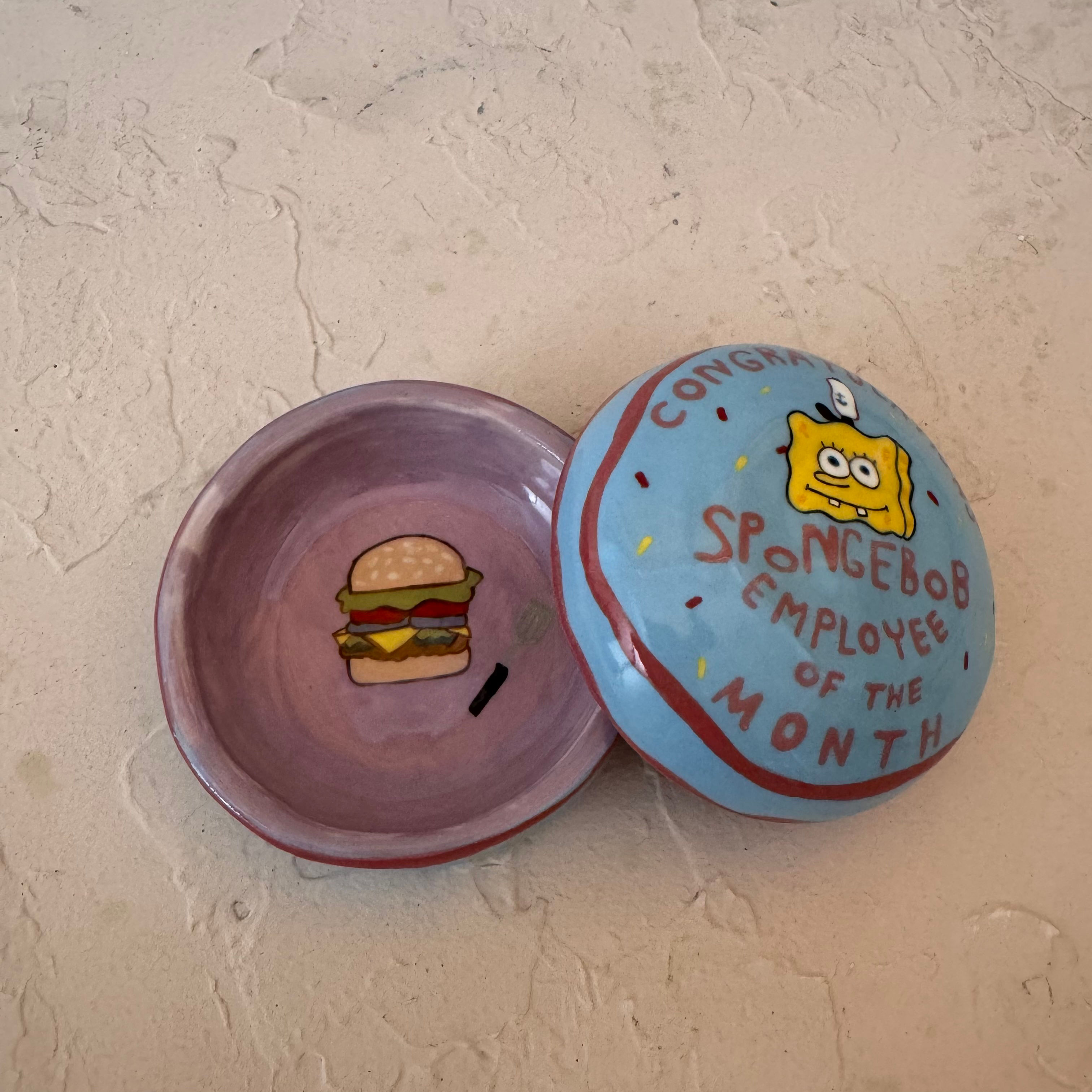 SpongeBob Best Employee Cake Trinket 2