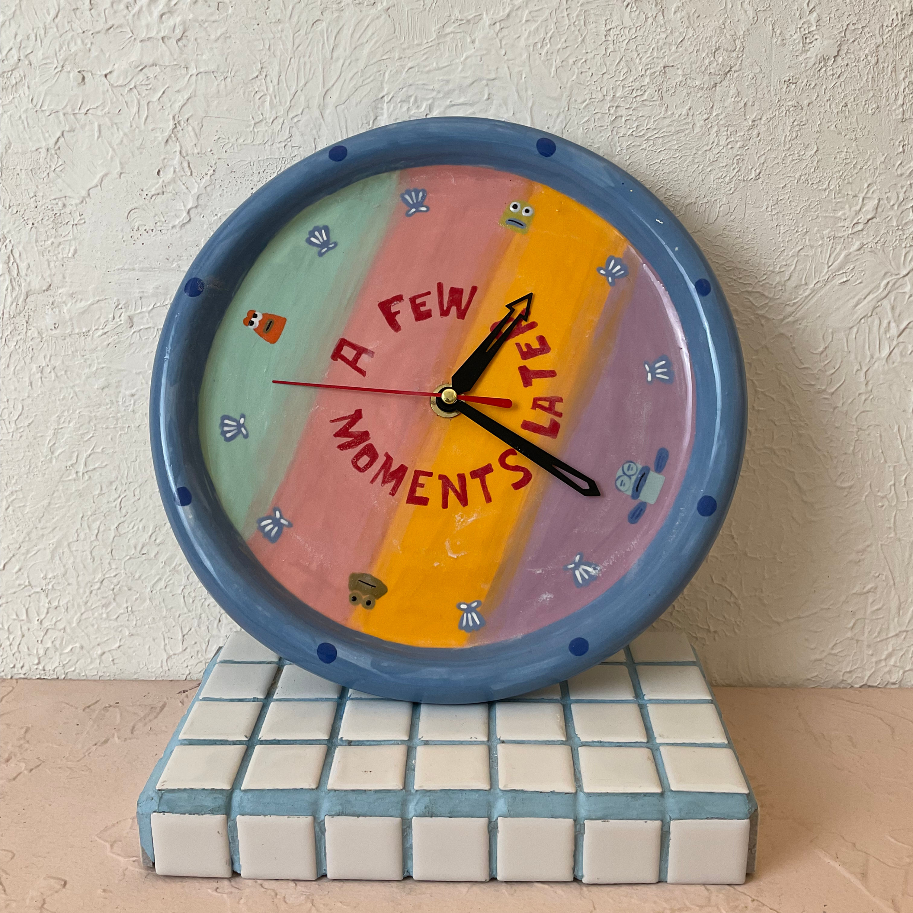 A Few Moments Later Clock
