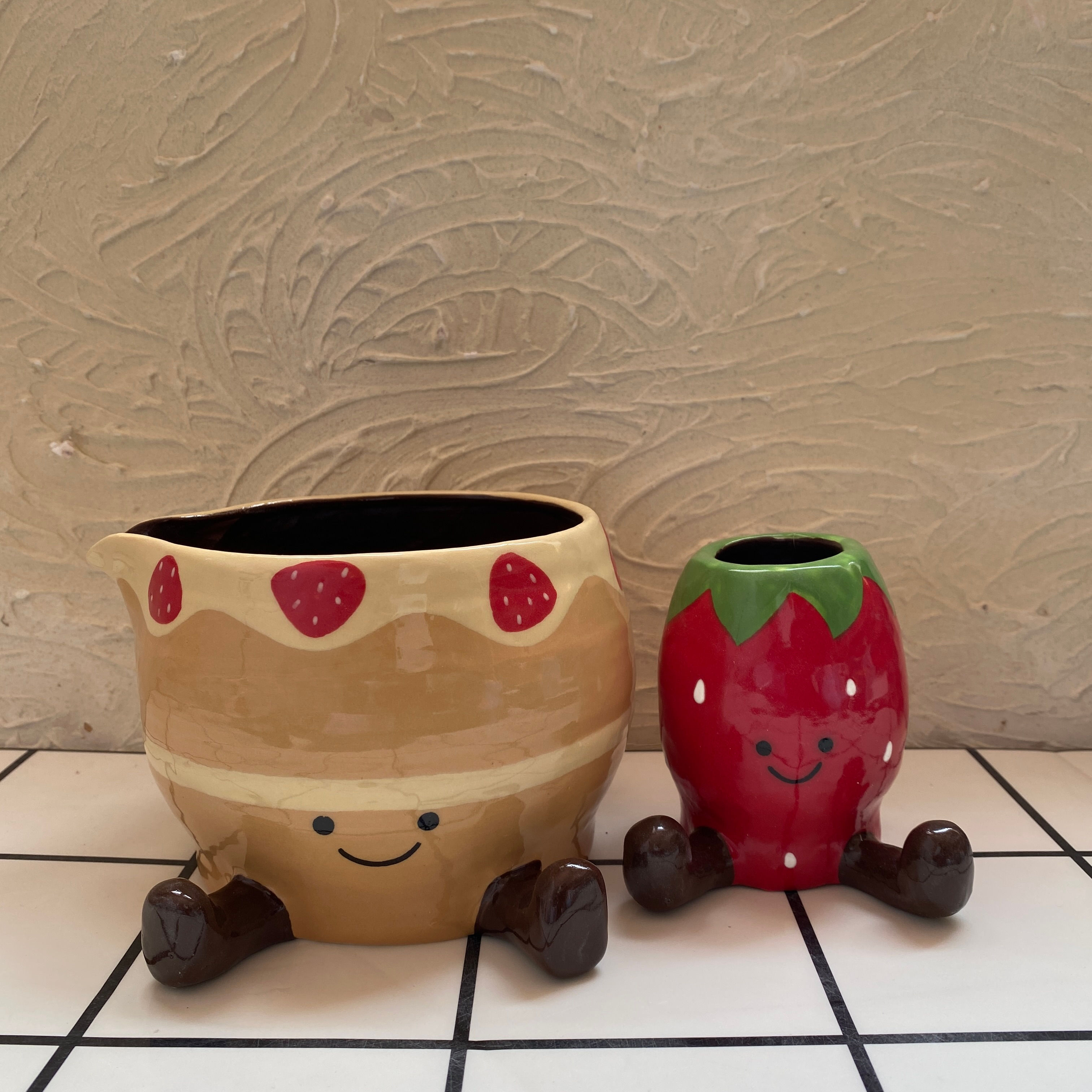 Jellycat Strawberry Cake Matcha Set 1