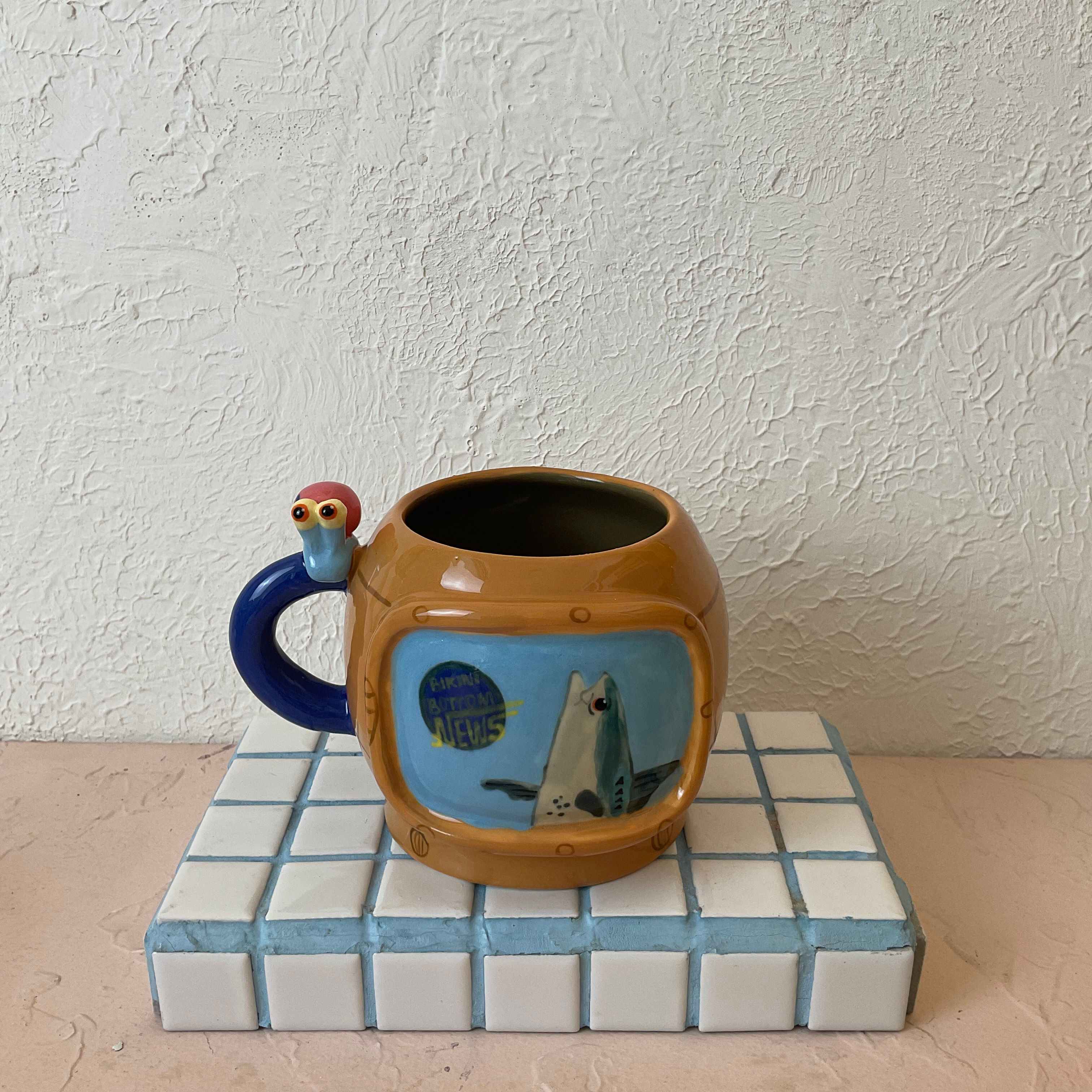 Breaking News SpongeBob’s TV Mug 1