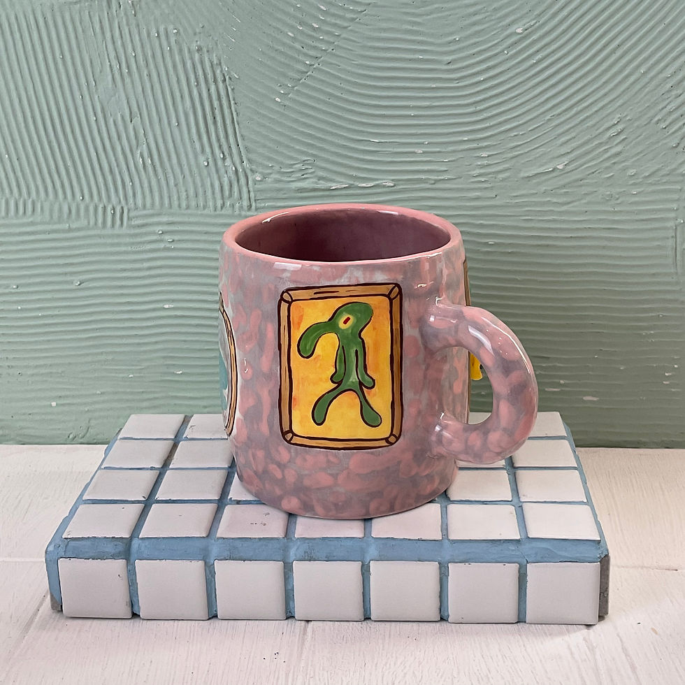 Thumbnail: Handsome Squidward Peek a Boo Mug 