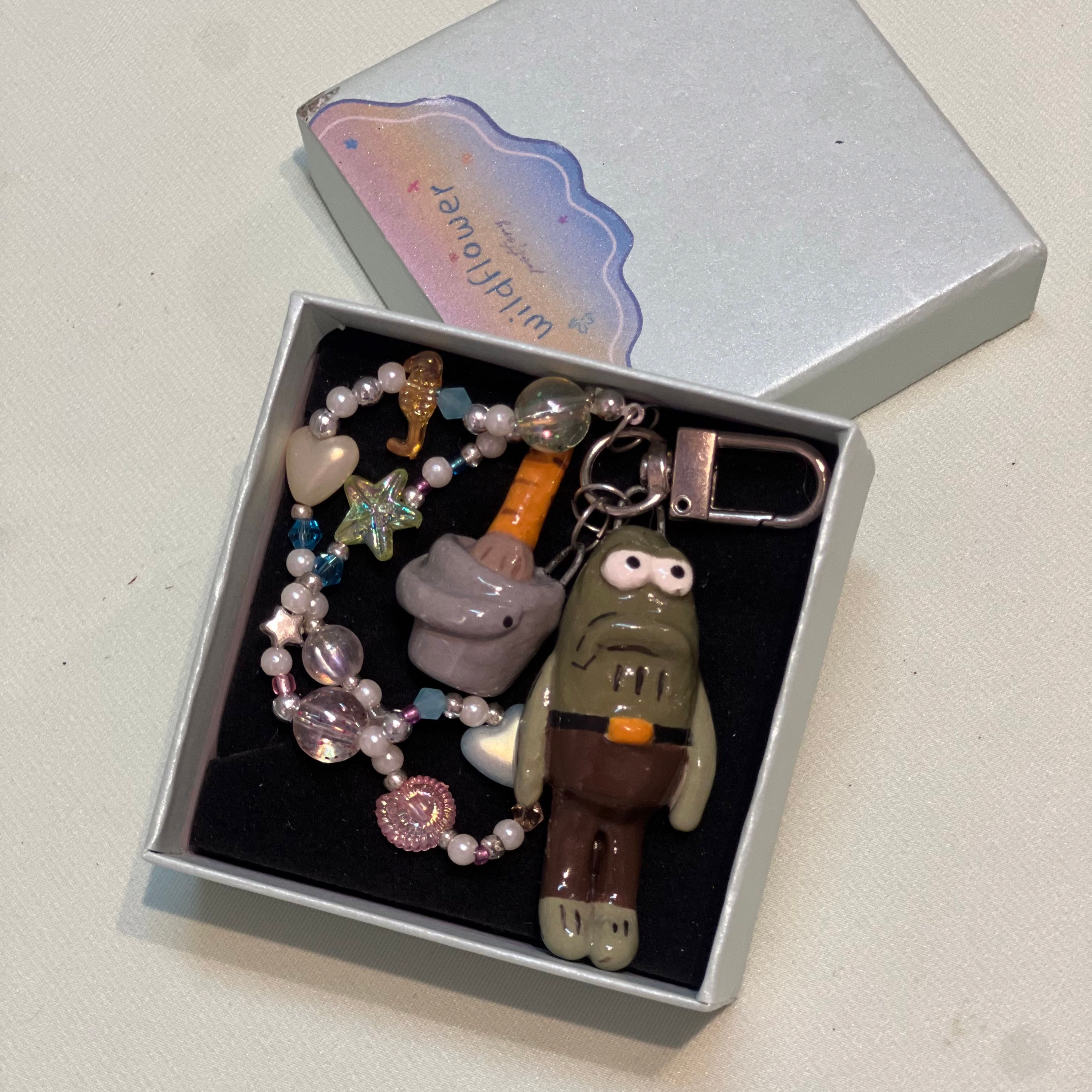 Fred Fish Keychain
