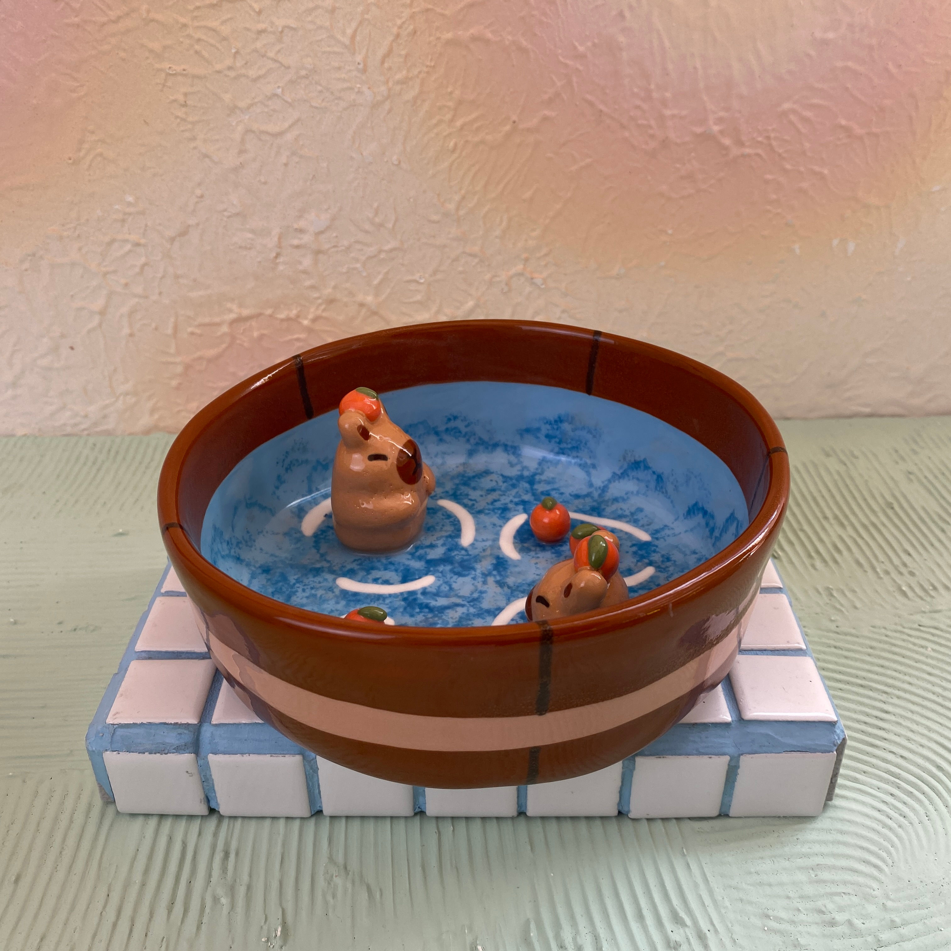 Capybara Hot Bath Bowl 2