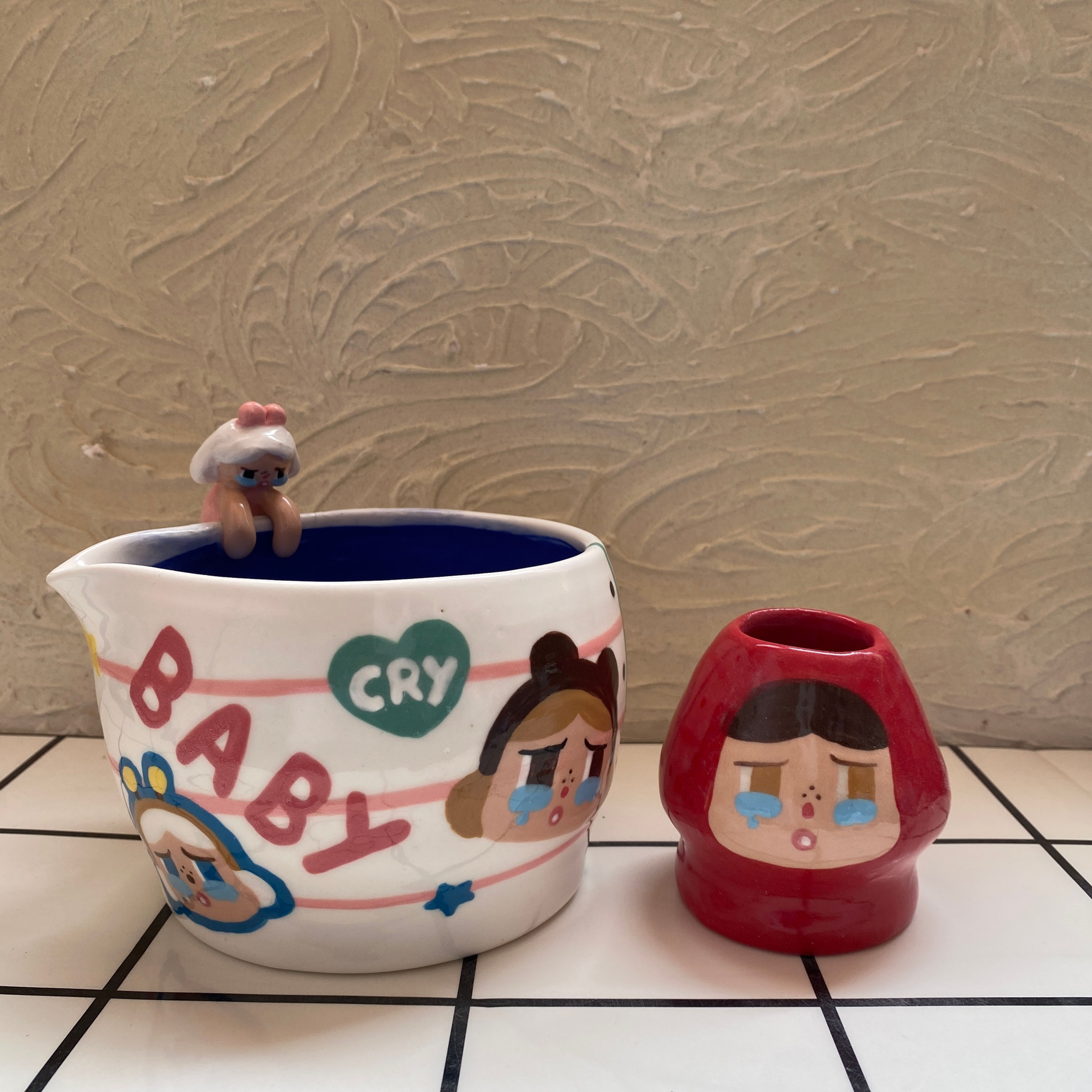 Cry Baby Doodle Matcha Set