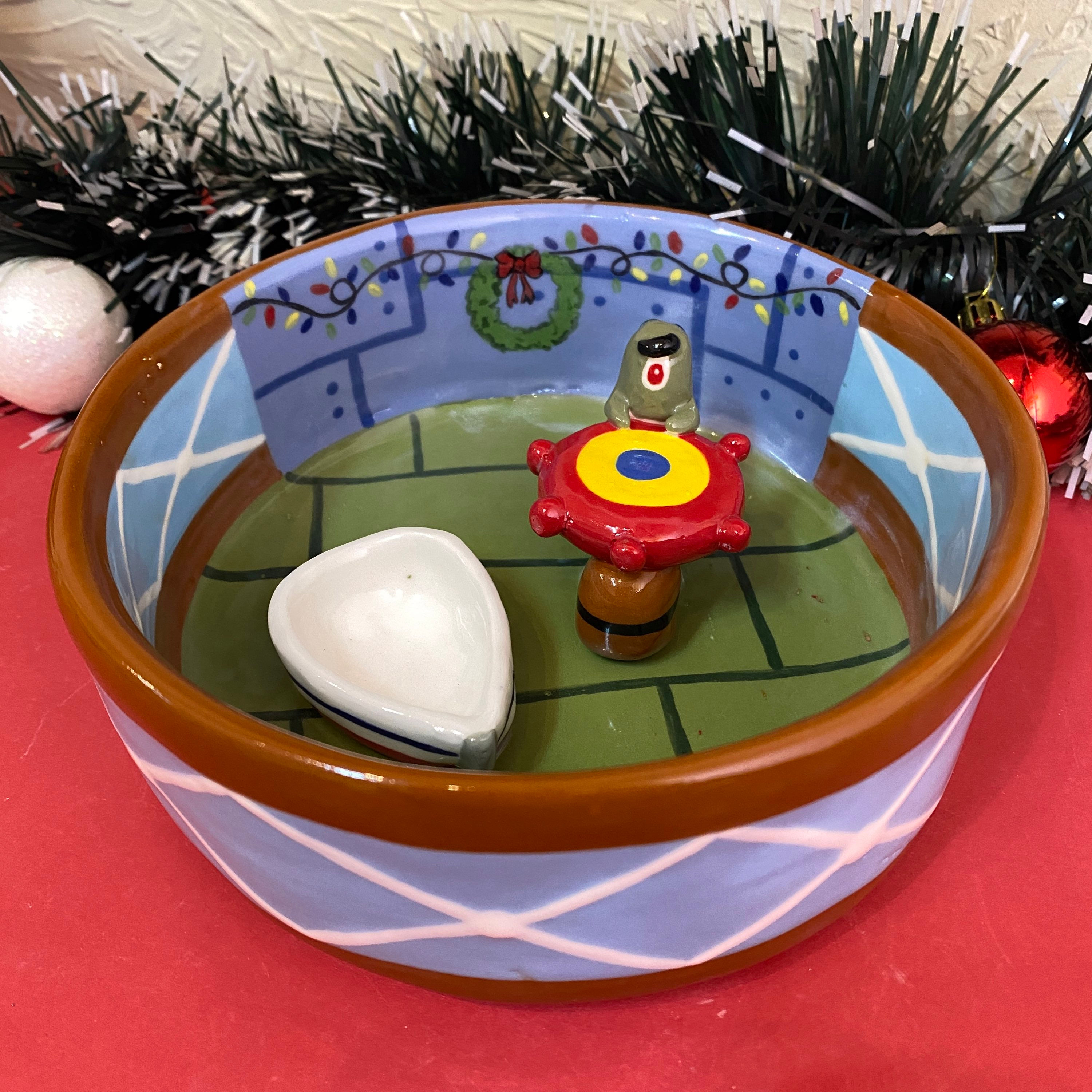 Krusty Krab Christmas Bowl 1