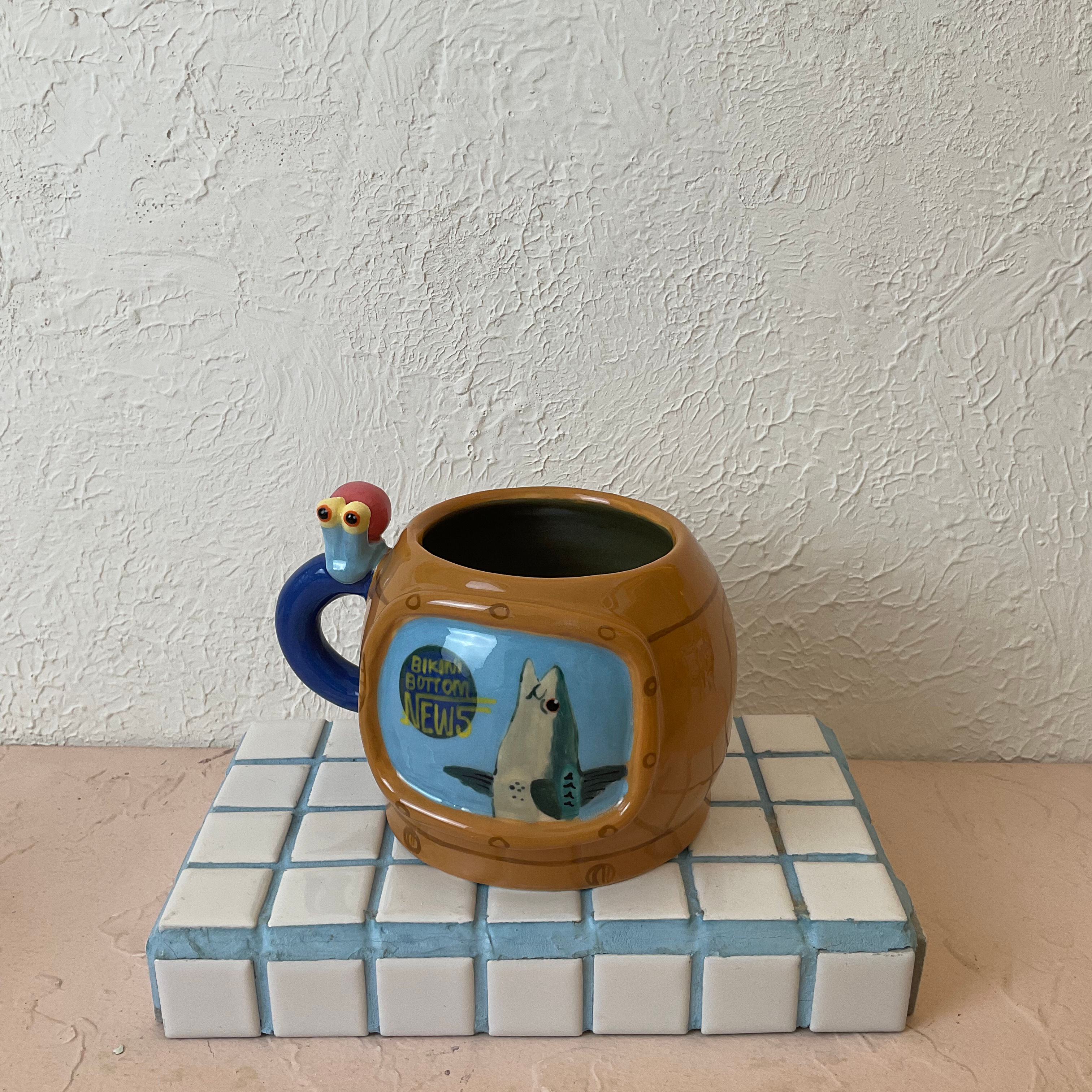 Breaking News SpongeBob’s TV Mug 2