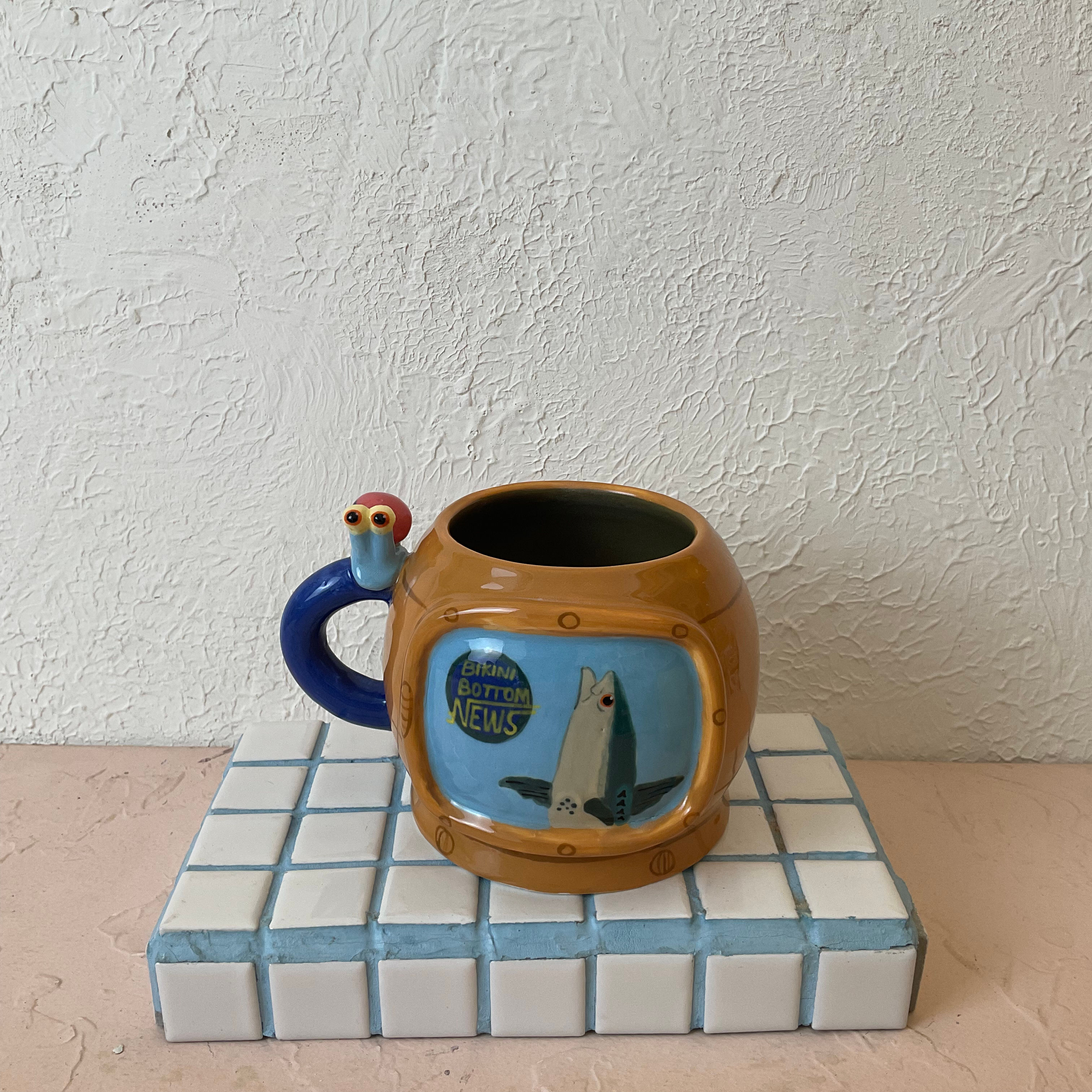 Breaking News SpongeBob’s TV Mug 3