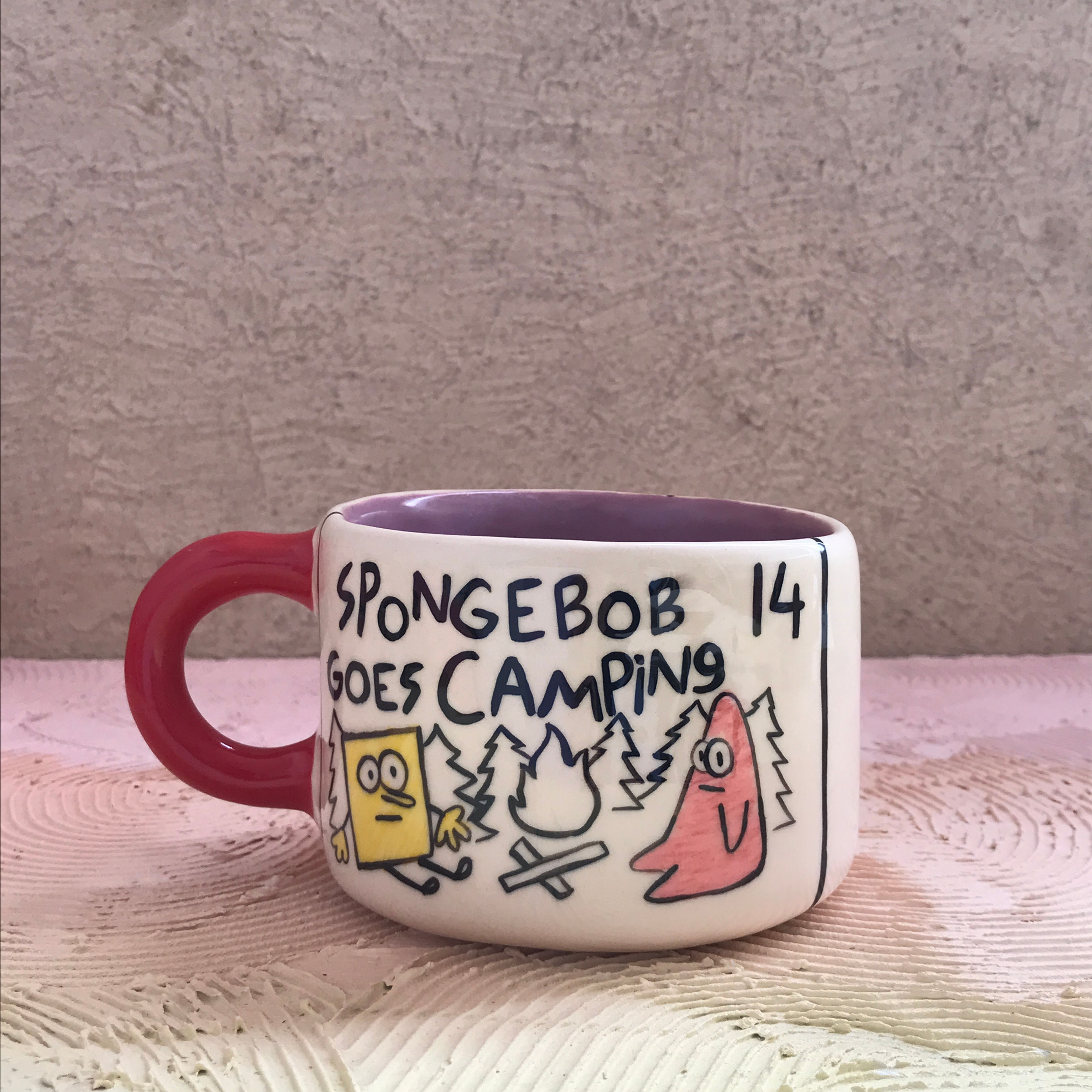 Spongebob and Patrick Camping Mug 1