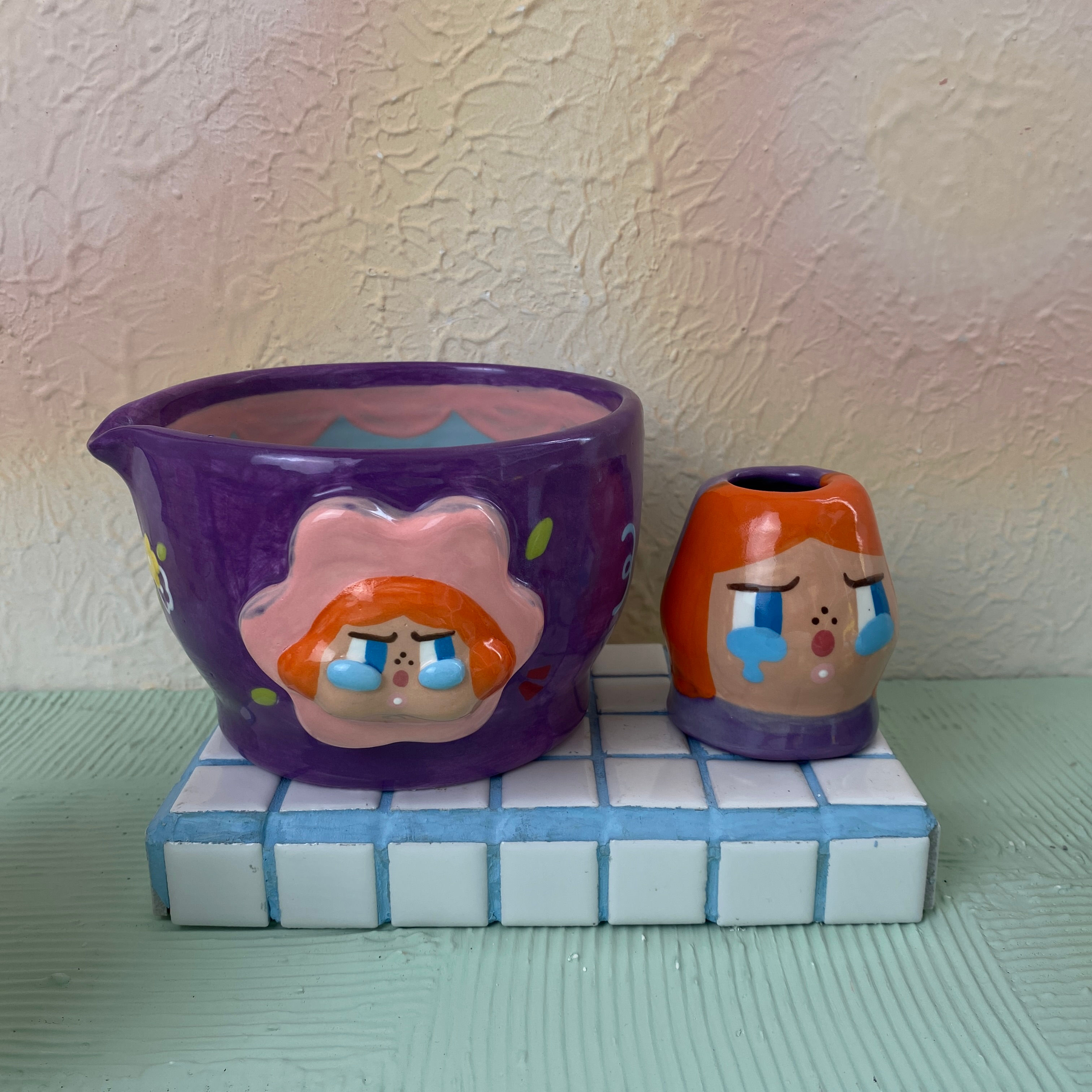 Cry Baby Matcha Set Purple