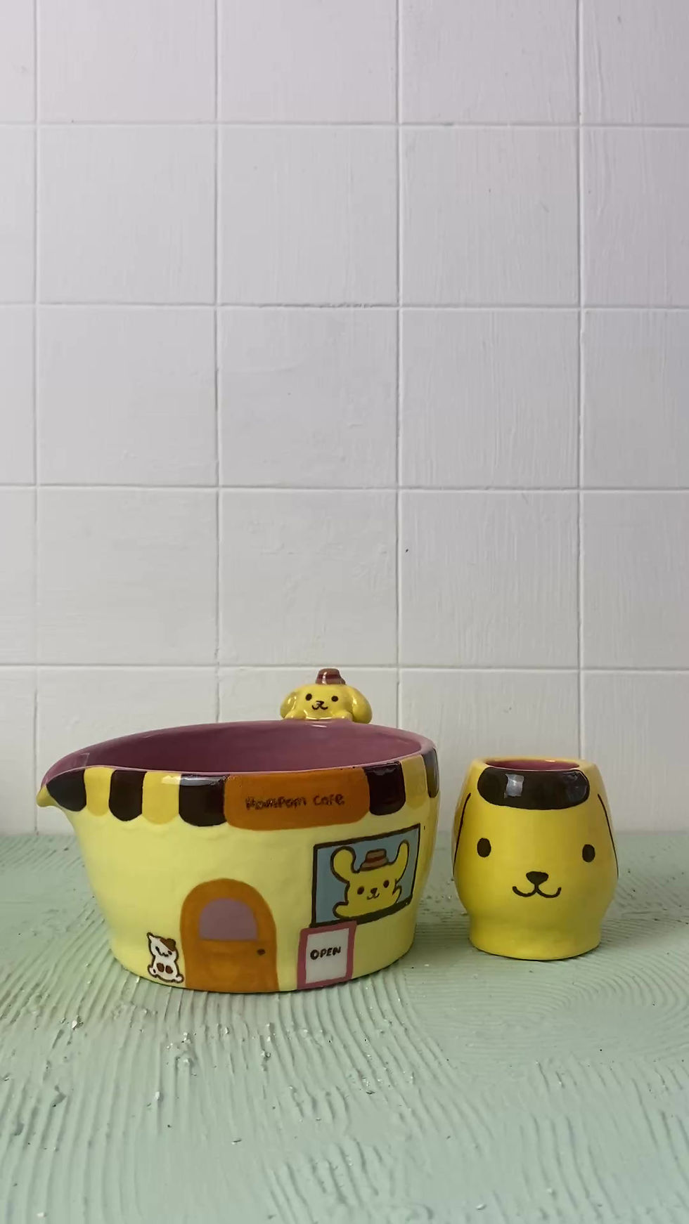 Thumbnail: Pompompurin Cafe Matcha Set 