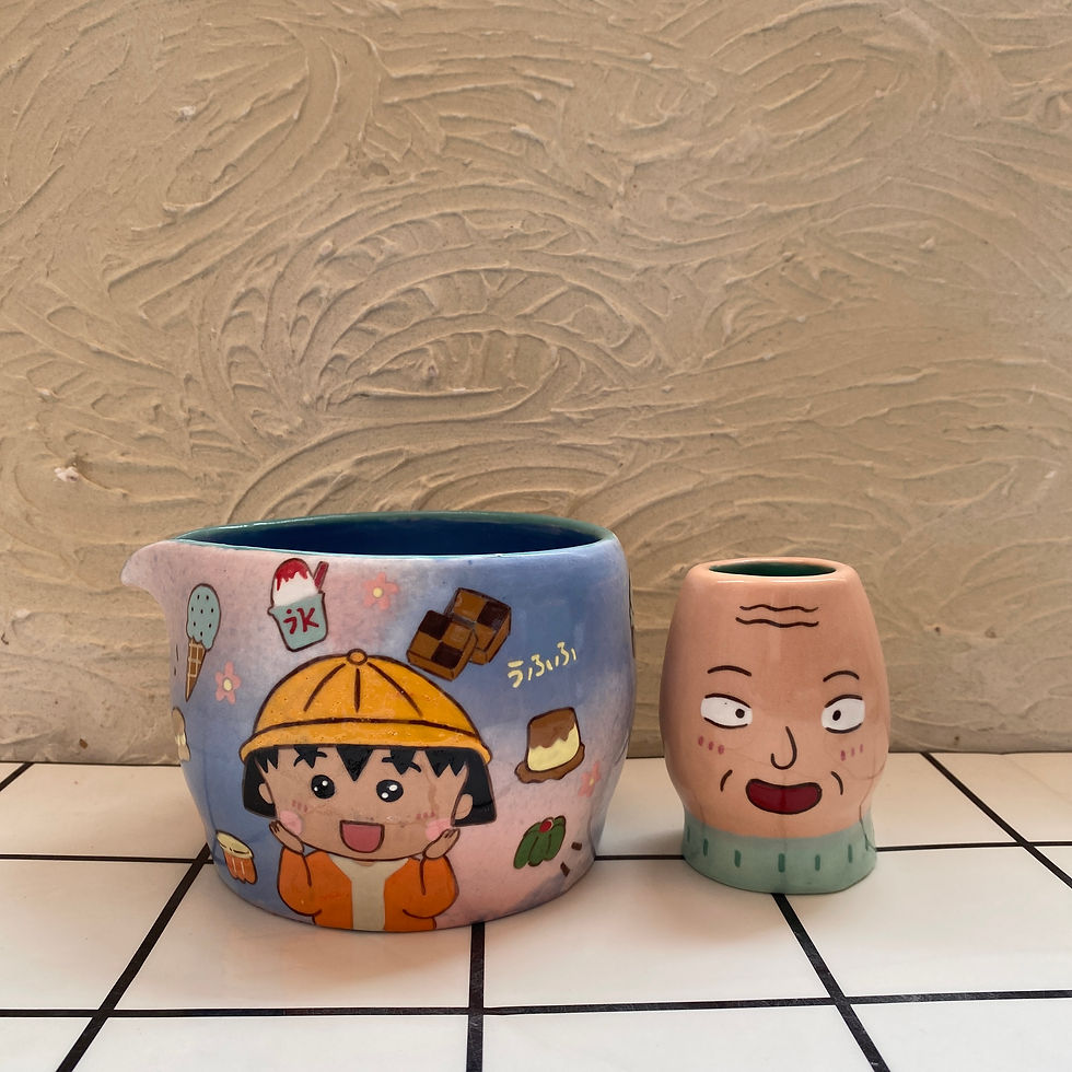 Thumbnail: Chibi Maruko Chan Food Matcha Set