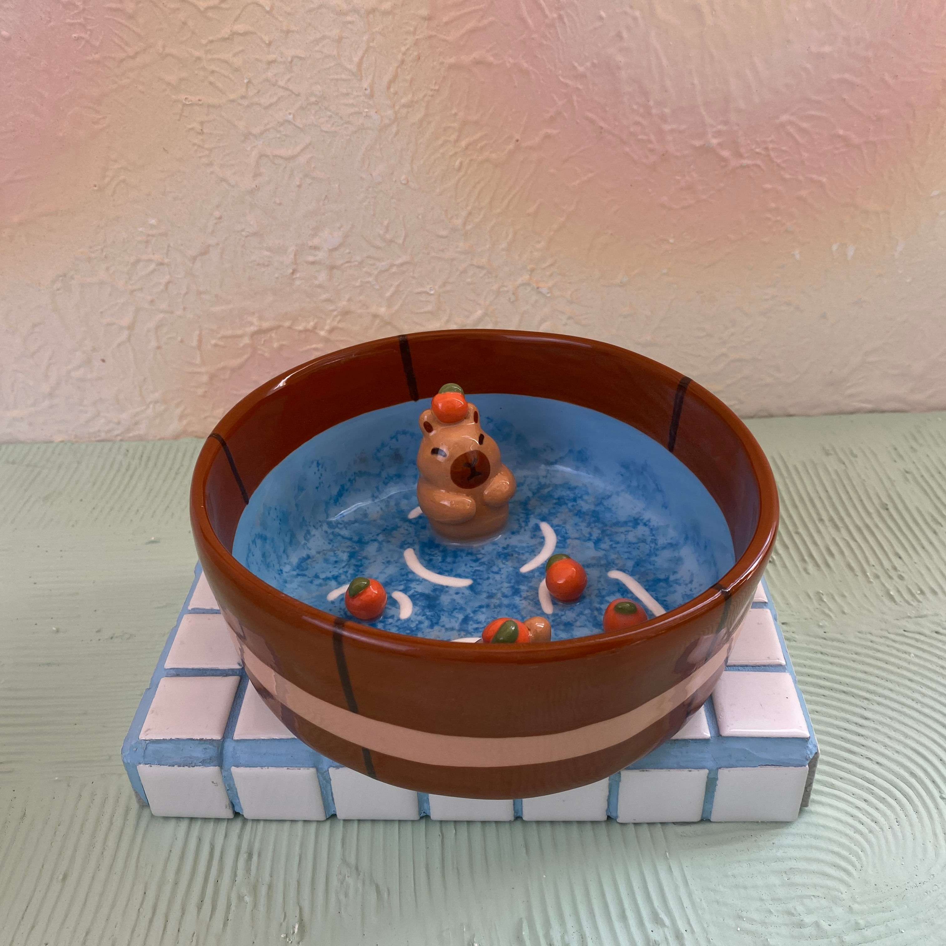 Capybara Hot Bath Bowl 1