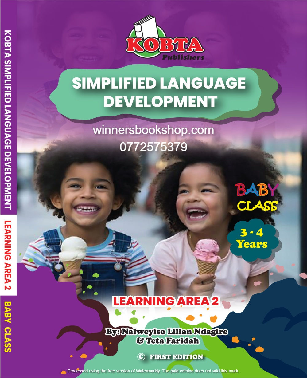 Kobta simplified language development, learning area 2 - baby class