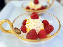 Lemon Mousse Raspberry Cups