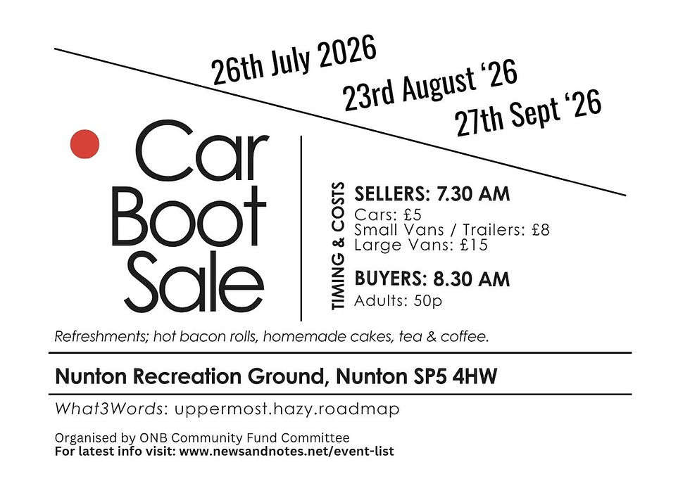 Car Boot Sale