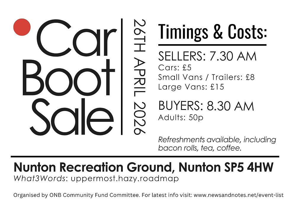 Car Boot Sales