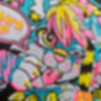 Thumbnail: Rawr XD - UV Reactive Iron-On Patch