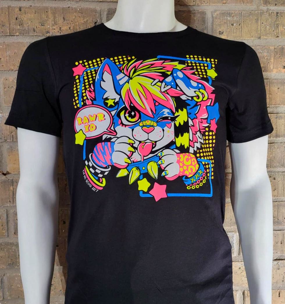 Tshirt - RAWR XD | UV Reactive!