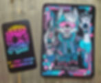 Thumbnail: Drop the Bass - UV Reactive Iron-On Patch