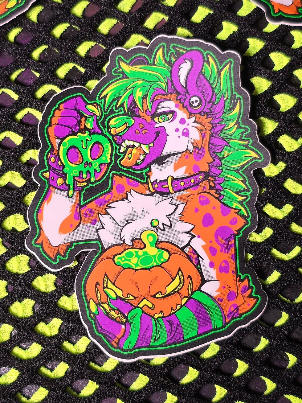 Thumbnail: Toxic HalloYEEN - Matte Vinyl Sticker