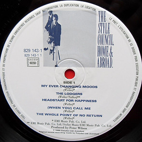 The Style Council Home & Abroad French Release