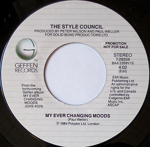 My Ever Changing Moods 7" USA Promo