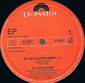 My Ever Changing Moods 12" Netherlands