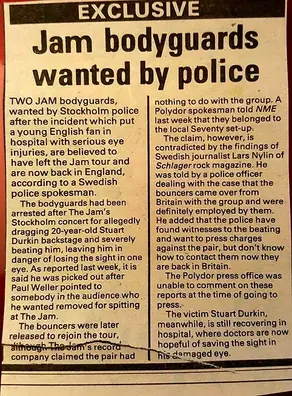 The Jam live in Stockholm 1982 (audio)