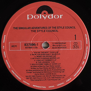 The Singular Adventures of The Style Council Greece
