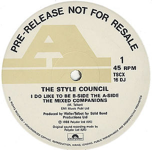 The Style Council Long Hot Summer 12" UK Promo