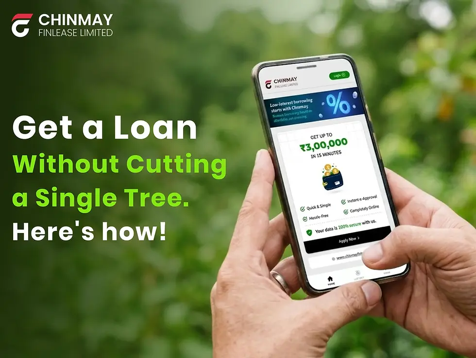 How Paperless Loans from Chinmay Help Save Mother Earth?