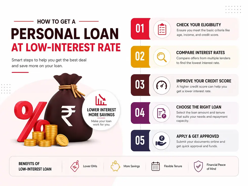 Tips to lower your personal loan cost