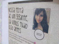 Crônica em jornal