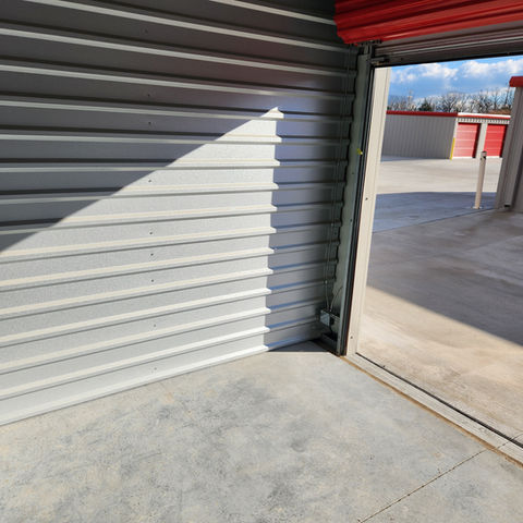 APB Storage unit size 10x10 red doors inside view