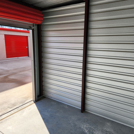 APB Storage unit size 10x10 red doors inside view