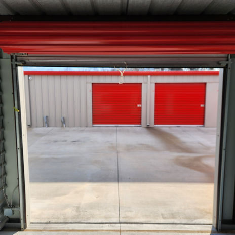 APB Storage unit size 10x10 red doors inside view