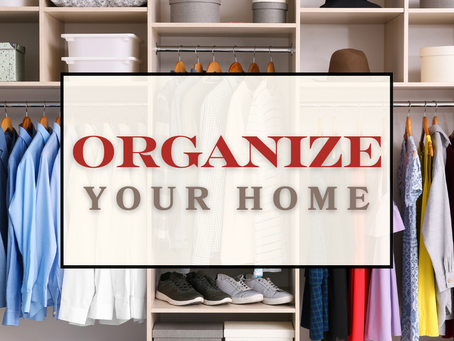 Today is National Organize Your Home Day 📆