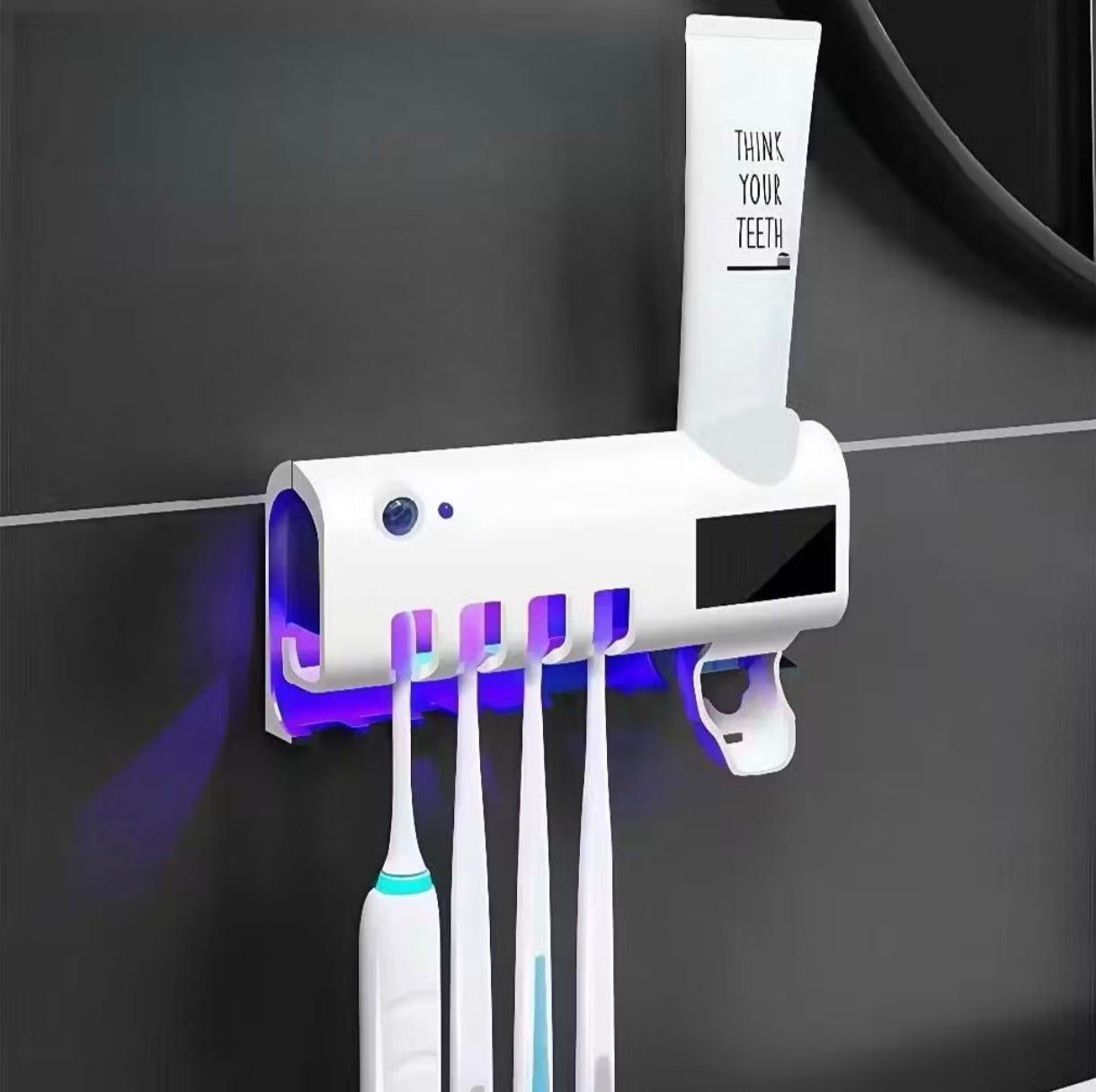 Porta escova dentes com esterelizador UV